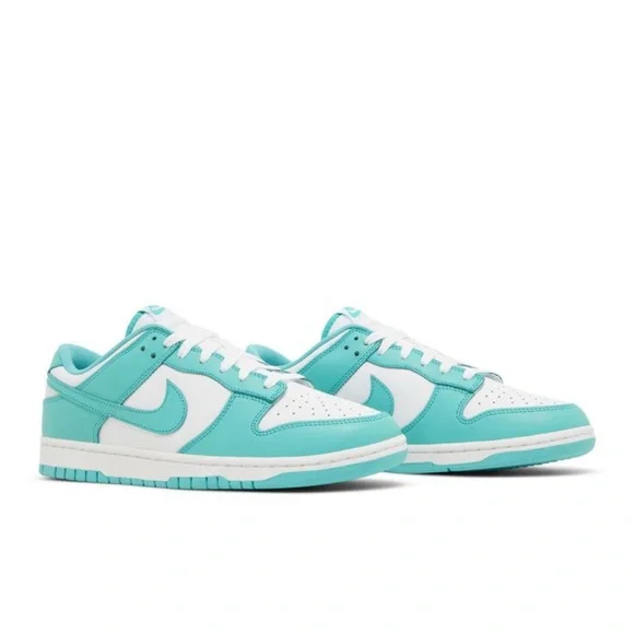 Nike Men's Turquoise and White Sneakers - Picture 1 of 5